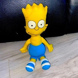 Rare The Simpsons Bart 10" Vintage Plush 1990 Matt